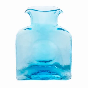 Blenko Glass Water Bottle – Ice Blue