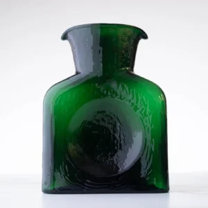 Blenko Glass Water Bottle – Malachite